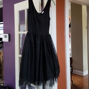 Black tutu dress